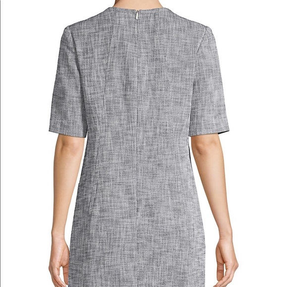 ❤️❤️Trina Turk Paradiso Crosshatch Short-Sleeve Sheath Dress size 10❤️❤️ - Picture 5 of 12